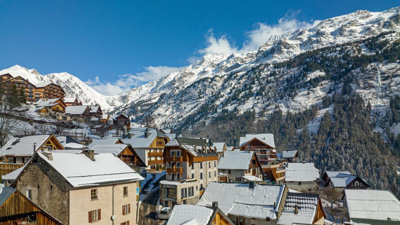 Madame Vacances Hotel Les Cimes Vaujany Kültér fotó